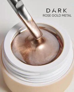 DARK Rose Gold metal gel paint, 5ml 16405 фото