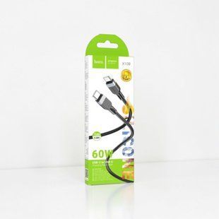 Кабель HOCO X109 Type-C to Type-C Energy 60W Silicone 1м 22797 фото